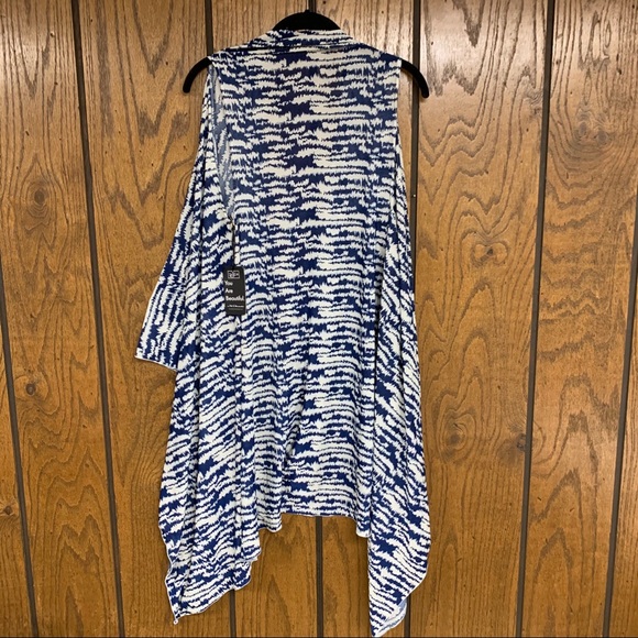 NWT Jill Alexander Vest - Navy & White - Size OS - Picture 7 of 7